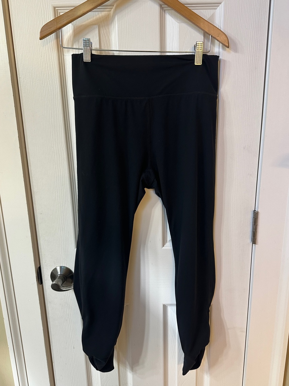 Halara Womens Black High Waisted Jogger Pants Large Yoga Athleisure